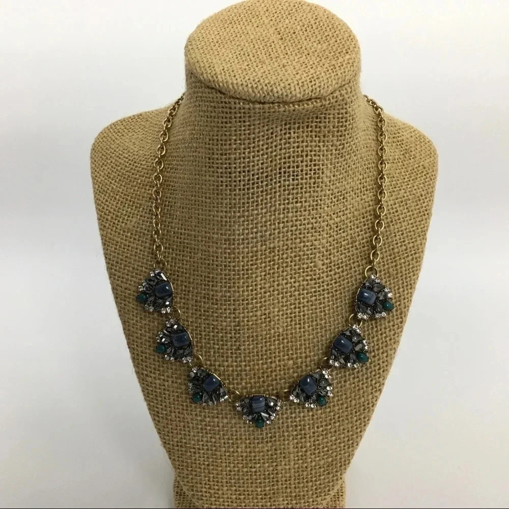 Stella & Ruby Rhinestone And Bead Necklace